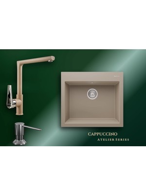 Real Stone Cappuccino Atelier Series Didyma 60 K002 & Vesta Premium Mutfak Koleksiyonu