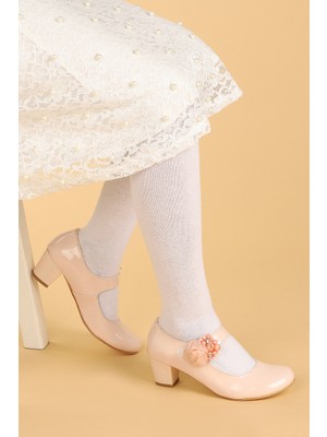 Kiko Kids Angelina Rugan Günlük Kız Çocuk 4 Cm Topuklu Abiye Ayakkabı
