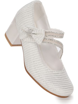 Kiko Kids Aisha Çupra Günlük Kız Çocuk 4 Cm Topuklu Abiye Ayakkabı