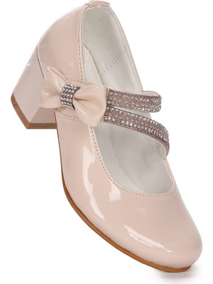 Kiko Kids Aisha Rugan Günlük Kız Çocuk 4 Cm Topuklu Abiye Ayakkabı