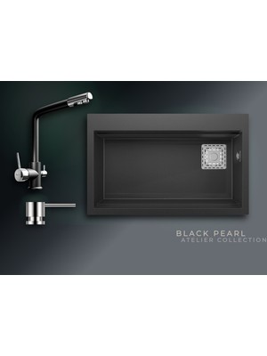 Real Stone Black Pearl Collection Likya & Abant Premium Mutfak Koleksiyonu