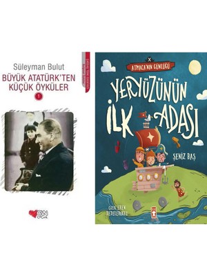Can Yayınları Büyük Atatürk'ten Küçük Öyküler 1 (Süleyman Bulut) ve Yeryüzünün Ilk Adası - Atmacanın Günlüğü
