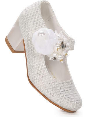 Kiko Kids Angelina Çupra Günlük Kız Çocuk 4 Cm Topuklu Abiye Ayakkabı