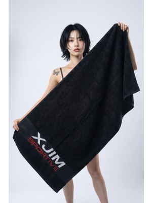 Xjim Spor Salonu ve Banyo Havlusu 75X150 | Hızlı Kuruyan, Emici, Yumuşak ve Dayanıklı Pamuk Havlu