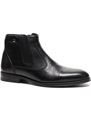 Pierre Cardin 11925251 Siyah Kışlık Fermuarlı Erkek Bot