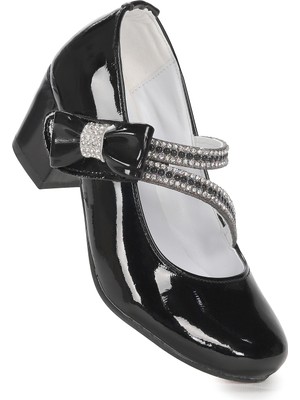 Kiko Kids Aisha Rugan Günlük Kız Çocuk 4 Cm Topuklu Abiye Ayakkabı