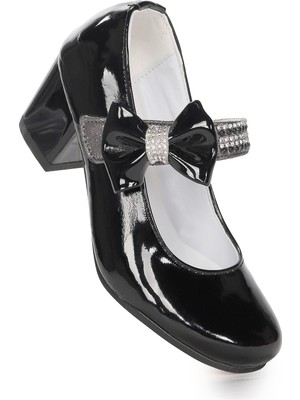 Kiko Kids Cameli Rugan Günlük Kız Çocuk 4 Cm Topuklu Abiye Ayakkabı