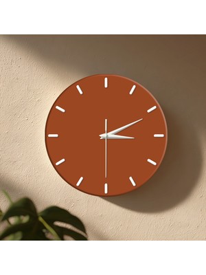 No 26 Dekor Dekoratif Duvar Saati – 33 cm Uv Baskılı Mdf Duvar Saati