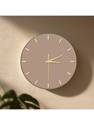 No 26 Dekor Dekoratif Duvar Saati – 33 cm Uv Baskılı Mdf Duvar Saati