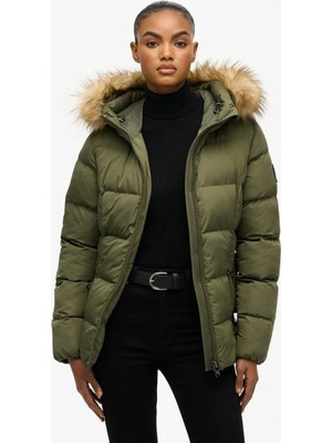 Superdry Yeşil Kadın Standart Mont W5011928A