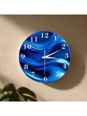 No 26 Dekor Dekoratif Duvar Saati – 33 cm Uv Baskılı Mdf Duvar Saati
