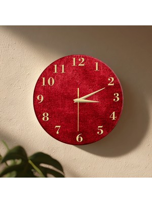 No 26 Dekor Dekoratif Duvar Saati – 33 cm Uv Baskılı Mdf Duvar Saati