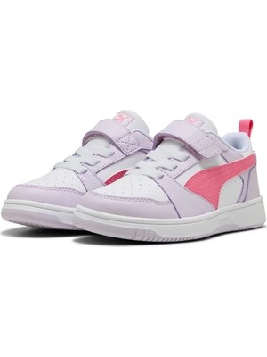 Puma Rebound V6 Lo Ac Çocuk Sneaker 39741905 Beyaz Lila