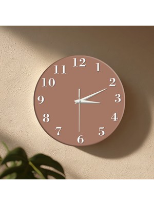 No 26 Dekor Dekoratif Duvar Saati – 33 cm Uv Baskılı Mdf Duvar Saati