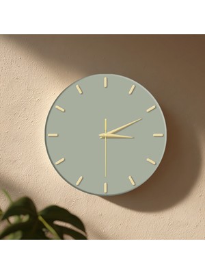 No 26 Dekor Dekoratif Duvar Saati – 33 cm Uv Baskılı Mdf Duvar Saati