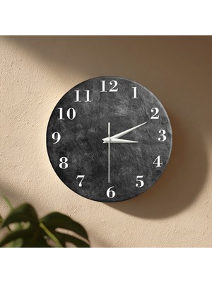 No 26 Dekor Dekoratif Duvar Saati – 33 cm Uv Baskılı Mdf Duvar Saati