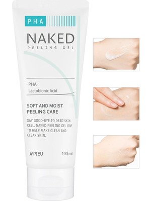 MISSHA PHA İçeren Nemlendirici Peeling Jeli A'PIEU Naked Peeling Gel (PHA)