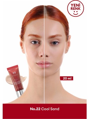 MISSHA Mükemmel Kapatıcılık Sunan Çok Fonksiyonlu M Perfect Cover BB Cream Ex SPF42PA+++ No,22 20ml