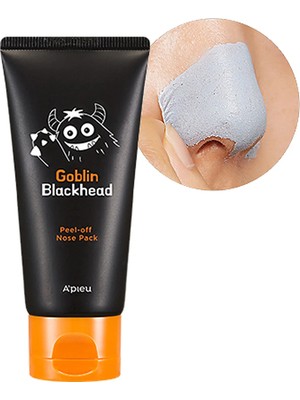 MISSHA Siyah Nokta Temizleyici Soyulabilir Maske A'pıeu Goblin Blackhead Peel-off Nose Pack 50ml