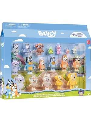 Colezium Bluey 19116 Bluey Ultimate Aile ve Arkadaş 18LI Figür Set