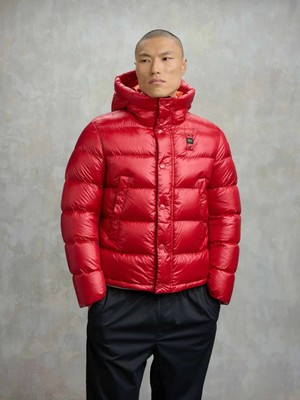 Blauer Kırmızı Erkek Kapüşonlu Standart Mont 25WBLUC03149-552RM Clıpper