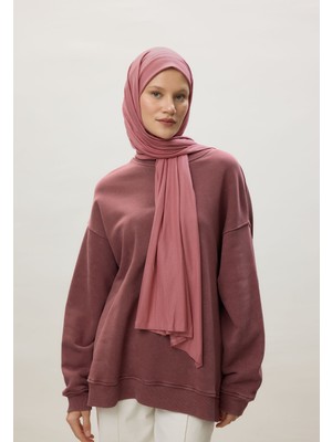 Fresh Scarfs Penye Şal Gül Yaprağı