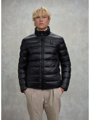 Blauer Siyah Erkek Dik Yaka Standart Mont 25WBLUC03090-999 Belmont