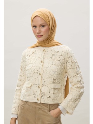 Fresh Scarfs Penye Şal Tatlı Badem