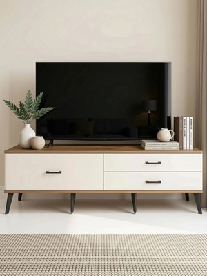 Dienni Hyperion Tv Ünitesi 3 Çekmeceli  176X44X51 Çam-Çam/aytaşı