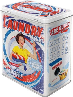 Nostalgic-Art Laundry Tabs Metal Saklama Kutusu 3 L