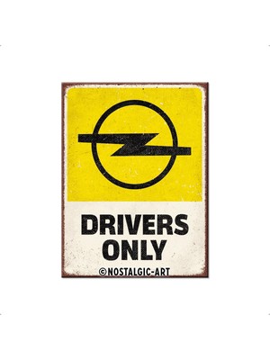 Nostalgic-Art Opel - Drivers Only Buzdolabı Magneti 6 x 8 cm
