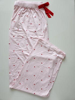 Lady Queen Likralı Ring Viskon Battal Beden Pijama Altı 6020