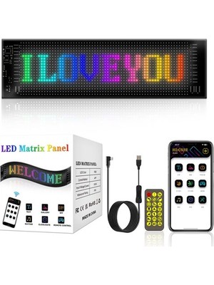 ALPA 20X64 Cama Yapışan Matrıx Panel LED Ekran