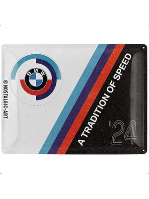 Nostalgıc-Art Bmw Motorsport –gelenek Gelenek\" Araba Aksesuarları Için Hediye Fikirmetalvintage TASARIM30 x 40 cm