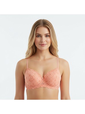 Bonbon Kadın Yarım Kaplı Dantelli Sütyen BB2079