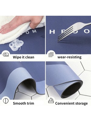 VeraGlobe Buğz Süper Emici Banyo Duş Paspası
