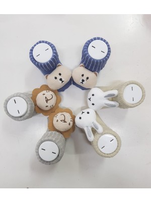 Baby By Bumbo Safari Askesuarlı 3lü Bebek Çorap