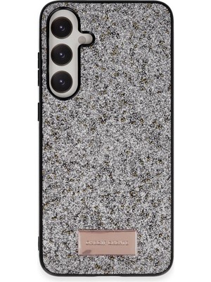 Muratech Onegif  Galaxy A55 5g Bright Simli Kapak - Gümüş