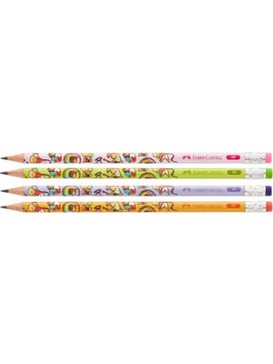 Faber Castell Jimnastik Serisi Silgili Kurşun Kalem, 2b