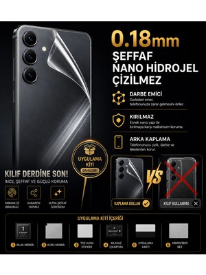 Astakos Honor 90 Lite Uyumlu 0.18 mm Ultra Şeffaf Çizilmeye Darbeye Dayanıklı Kırılmaz Nano Telefon Arka Kaplama
