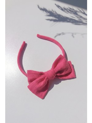 Liliza Accessories Keten Büyük Fiyonklu Baş Ağrıtmayan Çocuk Taç
