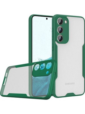 Muratech Newface  Galaxy S23 Plus Kılıf Platin Silikon - Yeşil