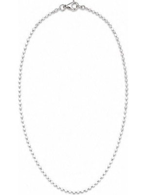 Balenbi Jewelry Pul Zincir Kararmaz Çelik Kadın Kolye 45 cm Gümüş 1174