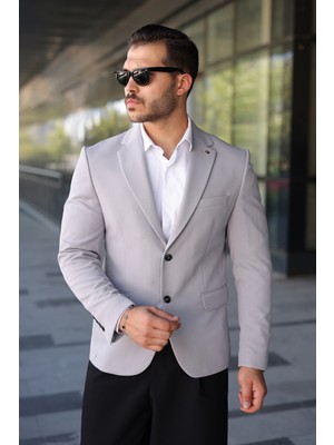 Sabri Zengin Erkek Çift Düğme Blazer Ceket