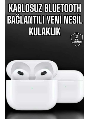 Mercansa Bluetooth Kulaklık 3.nesil Kablosuz Uzun Pil Ömrü Dokunmatik Kontrol