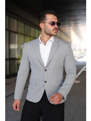 Sabri Zengin Erkek Çift Düğme Blazer Ceket