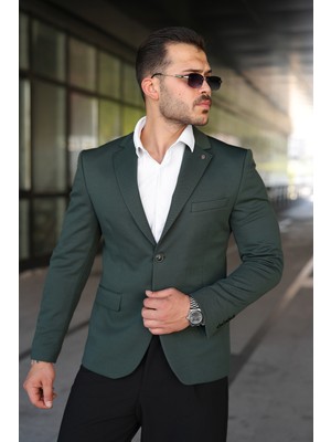 Sabri Zengin Erkek Çift Düğme Blazer Ceket
