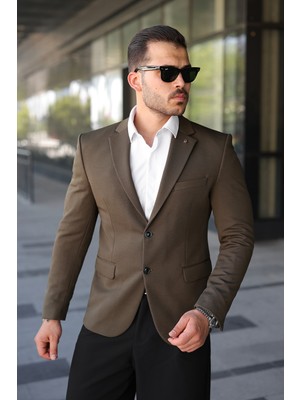 Sabri Zengin Erkek Çift Düğme Blazer Ceket