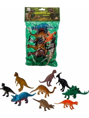 Mercansa 9 Lu Dinozor Figür Seti 12-20 cm