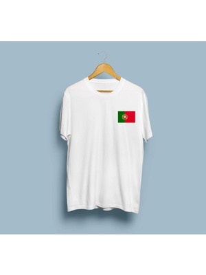Oversize Hungary / Macaristan Bayrağı Cep Logolu Unisex T-Shirt